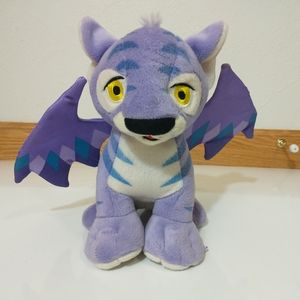 Neopets Faerie Kougra Talking Light Up Interactive Plush Tiger Toy Purple